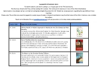 High School Reading List