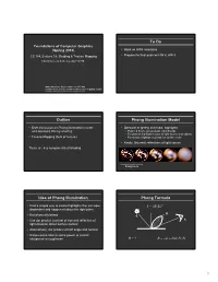 To Do Outline Phong Illumination Model Idea of Phong Illumination Phong Formula