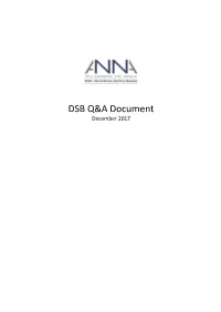 DSB Questions and Answers