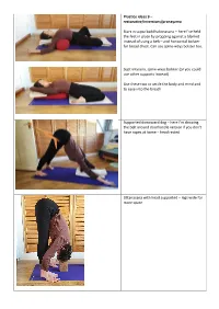 Restorative/Inversions/Pranayama Start in Supta Baddhakonasana