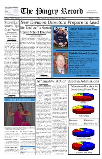 The Pingry Record, 3/23/04