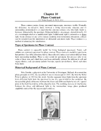 Chapter 10 Phase Contrast