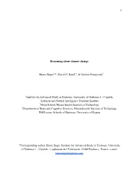 Climate Change Motivated Reasoning