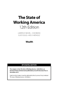 Disparities in Wealth Are Profound