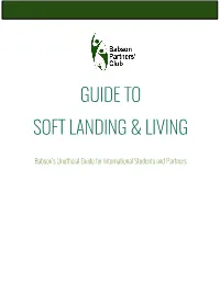 Guide to Soft Landing & Living