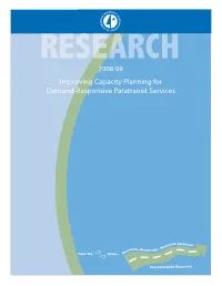 Improving Capacity Planning for Demand-Responsive Paratransit Services
