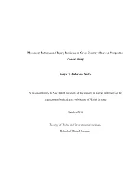 Movement Patterns and Injury Incidence in Cross-Country Skiers: a Prospective