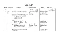 Naparima College Scheme of Work