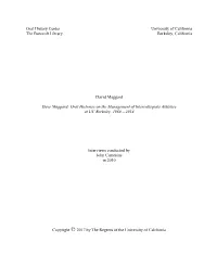 Top of Page Interview Information--Different Title