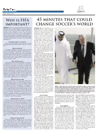 45 Minutes That Could Change Soccer's World