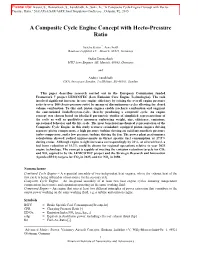 A Composite Cycle Engine Concept with Hecto-Pressure Ratio