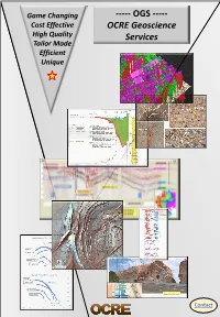 OGS ---OCRE Geoscience Services
