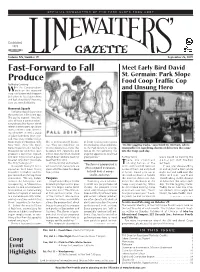 Fast-Forward to Fall Produce