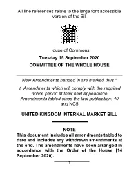 Line References Relate to the Large Font Accessible Version of the Bill