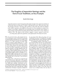 2003, Justin Jennings. the Fragility of Imperialist