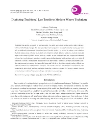 Digitizing Traditional Lao Textile to Modern Weave Technique