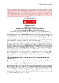 Information Memorandum