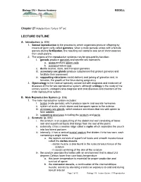 Lecture Outline