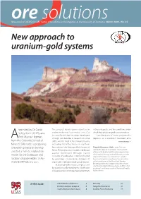New Approach to Uranium-Gold Systems