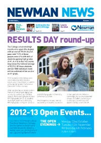 Newsletter Autumn 2012 Layout 1