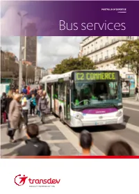 PORTFOLIO of EXPERTISE Bus Services Connecting New Lines, Together