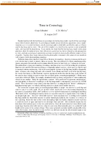 Time in Cosmology