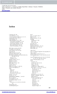 © Cambridge University Press Cambridge