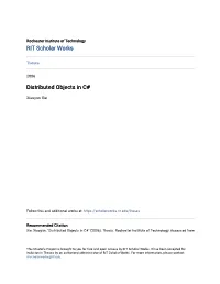 Distributed Objects in C