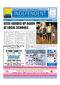 Gcse Grades up Again at Local Schools