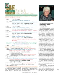 Parish Newsletter