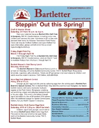 Steppin' out This Spring! Inside This Issue