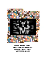 Nycemf 2021 Program Book