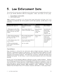 5. Law Enforcement Data