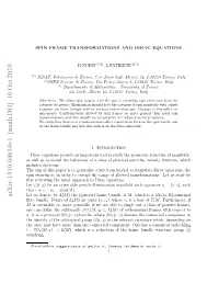 Arxiv:1910.04634V1 [Math.DG] 10 Oct 2019 ˆ That E Sdnt by Denote Us Let N a En H Subbundle the Deﬁne Can One of Points Bundle