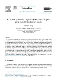 K3 Mirror Symmetry, Legendre Family and Deligne's Conjecture for The