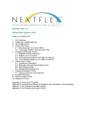 Nextflex Project Call 4.0 Guidebook