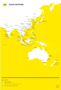 Scoot Network and Interline Destinations