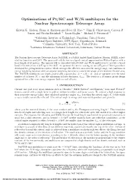 Optimizations of Pt/Sic and W/Si Multilayers for the Nuclear Spectroscopic Telescope Array