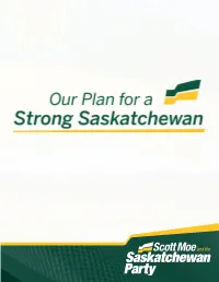 Saskatchewan Party Platform