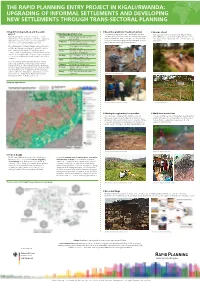 The Rapid Planning Entry Project in Kigali/Rwanda: Upgrading of Informal Settlements and Developing New Settlements Through Trans-Sectoral Planning