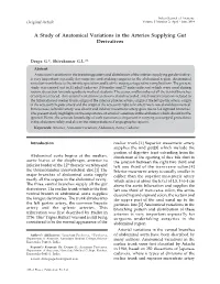 A Study of Anatomical Variations in the Arteries Supplying Gut Derivatives