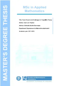 Msc in Applied Mathematics