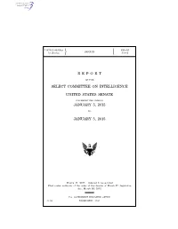 R E P O R T Select Committee on Intelligence United