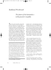 The Future of the Humanities-In the Present & in Public