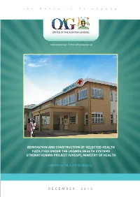 Value for Money Audit Report on Implementation of The