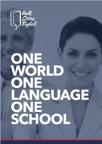 One World One Language One School Contents