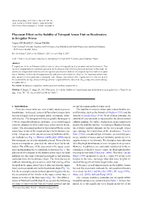 Placement Effect on the Stability of Tetrapod Armor Unit On