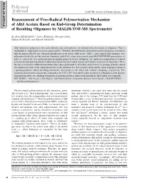 Reassessment of Free-Radical Polymerization Mechanism of Allyl Acetate Based on End-Group Determination of Resulting Oligomers by MALDI-TOF-MS Spectrometry
