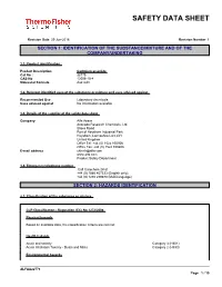 Safety Data Sheet