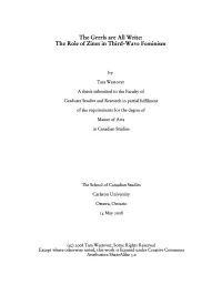 The Role of Zines in Third-Wave Feminism